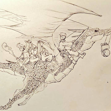 光の四戦士模写