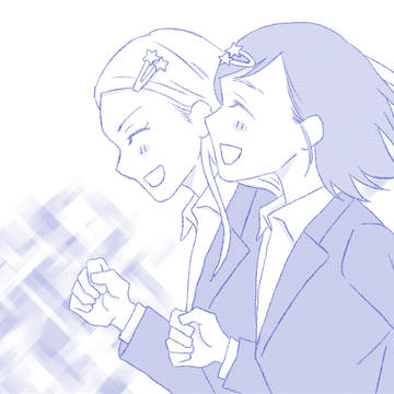 ゆっきー、みかぽん、がんばれ〜