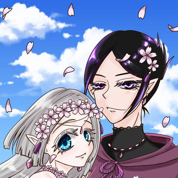 シラユキ＆ジペ 桜デザイン