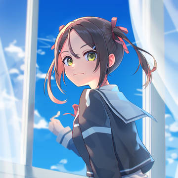 教室と夏凜ちゃん