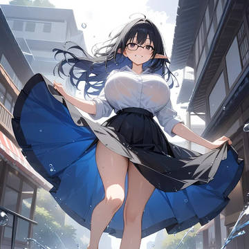 「雨はもう止んだわよ！」