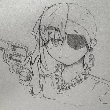 海賊半坊主少女