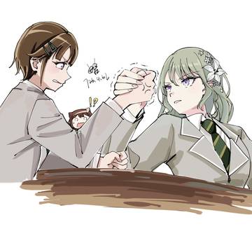 妹たちの試合