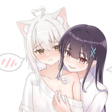 “抓到你了~小猫咪……😋”