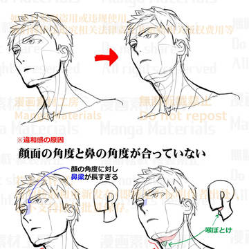 個人メモ:アオリアングルの顔