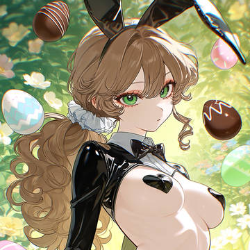 Bunny easter eggs