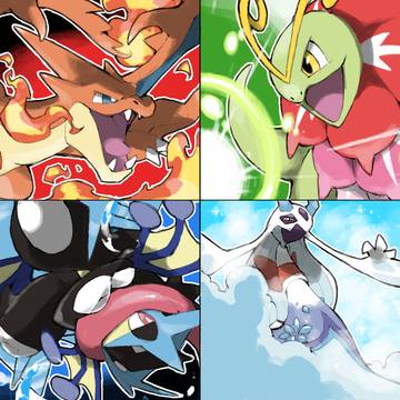 Mega evolved pokemon