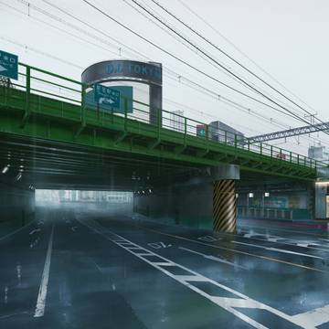 Rainy Morning Shinjuku -Tokyo