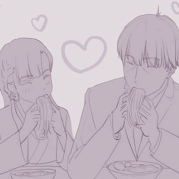温かな二人
