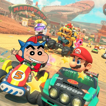 【クロスオーバー】 しんちゃんガマリオカートワールドに参加する