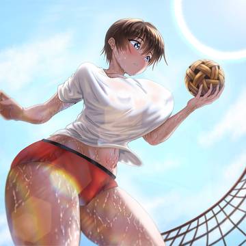 Tomboy Playing Sepak Takraw