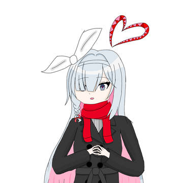 冬の日に先生と待ち合わせしているプラナ