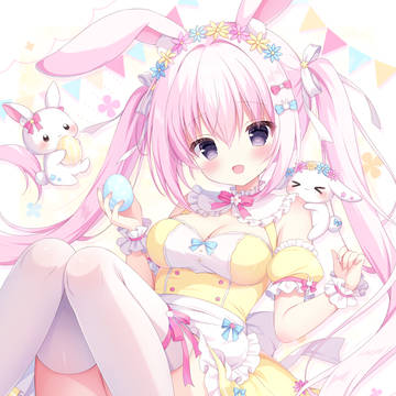 イースターのえるちゃん🐰🥚🌼*・