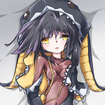 オリキャラ寝そべり絵