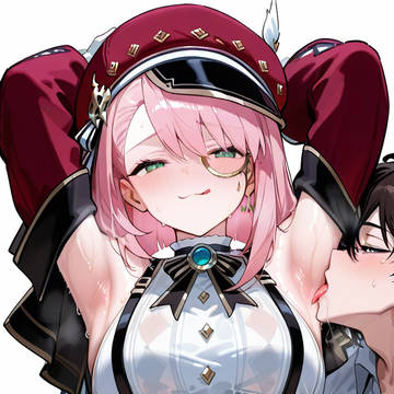 Charlotte armpit licking