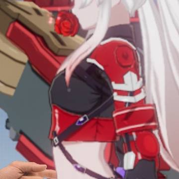 Insert finger into her navel.