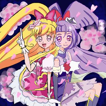 2人きりの夜桜