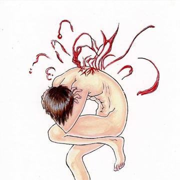 飛翔する男