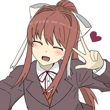 Twitterに投稿したDDLC絵いろいろ