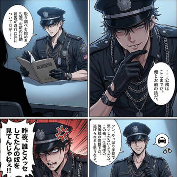 「一生俺の管轄下だ」執着系お巡りさんに迫られる漫画