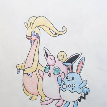 色違いヌメルゴン＆プクリン＆マリルリ