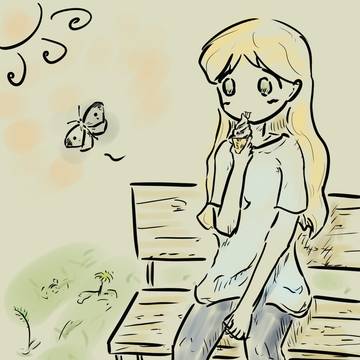 瑠璃ちゃんソフトクリーム