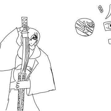 自分の漫画の表紙を描きました！