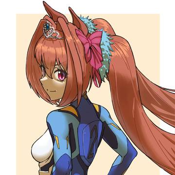 Skebで描いたダイワスカーレット