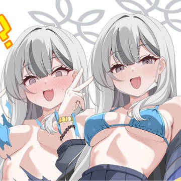 ビキニのコノカと服ビリ差分