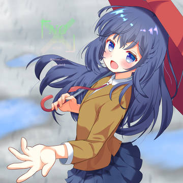 雨上がり、虹のたもと