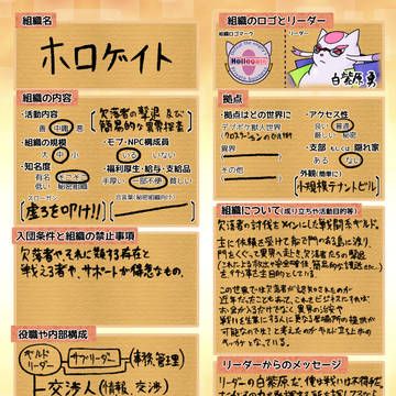 【B.B.PKMW】ホロゲイト【組織】
