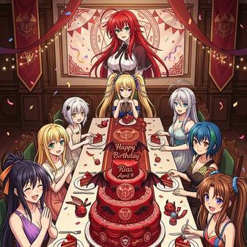 Rias Gremory Birthday