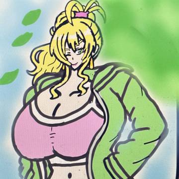 新緑のギャル・ゆかなちゃん❤️🍀🌼🍀❤️