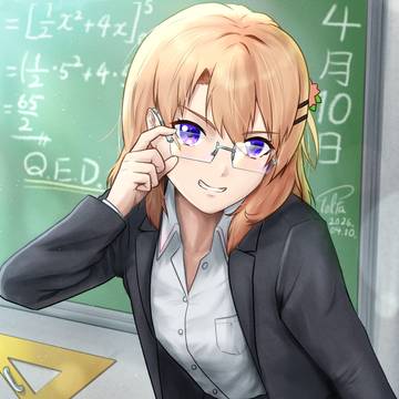 私、先生の姿も似合ってるかもしれないね!