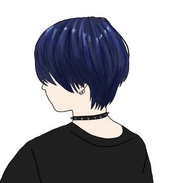 青髪ショート