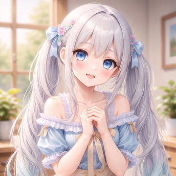 銀髪天使ちゃん