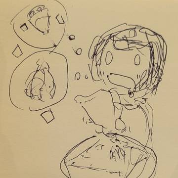 お昼にクレープ