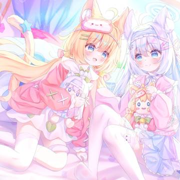 【委托】可爱两小只~