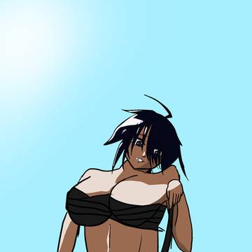 加古　日焼け脱ぎ