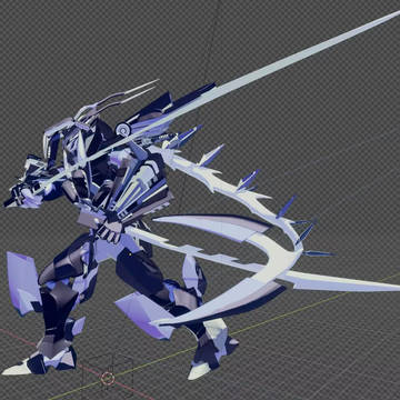 オリキャラ3Dモデル