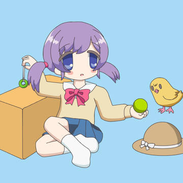 the girl's curious orb and piyo