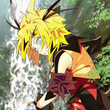 滝行にお邪魔してしまった怪獣少女アルク