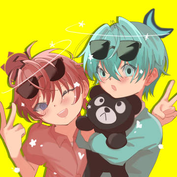 グラサンおそろいVery