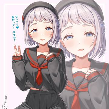 リーリヤは黒セーラーがよく似合う