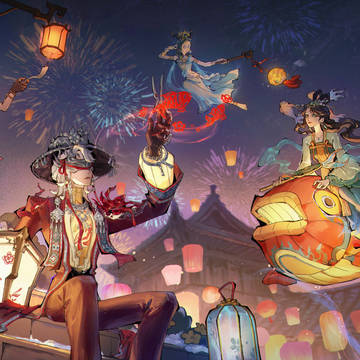 画的第五春节插图