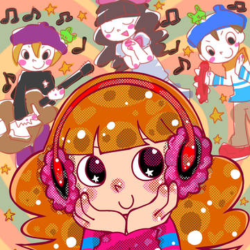 リエちゃんハピバ絵