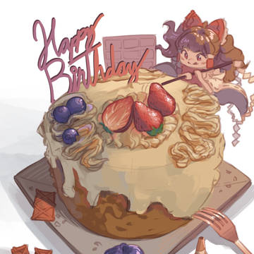 birthday card for friend!