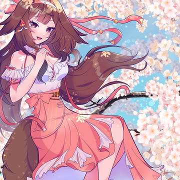 春光の中で