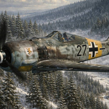雪原を切り裂く轟音 :  フォッケウルフ FW190