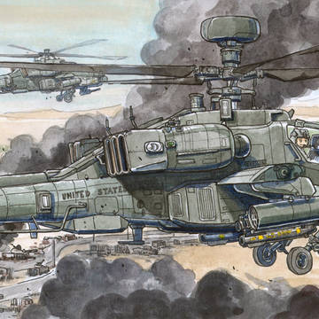 AH-64 アパッチ攻撃ヘリコプター